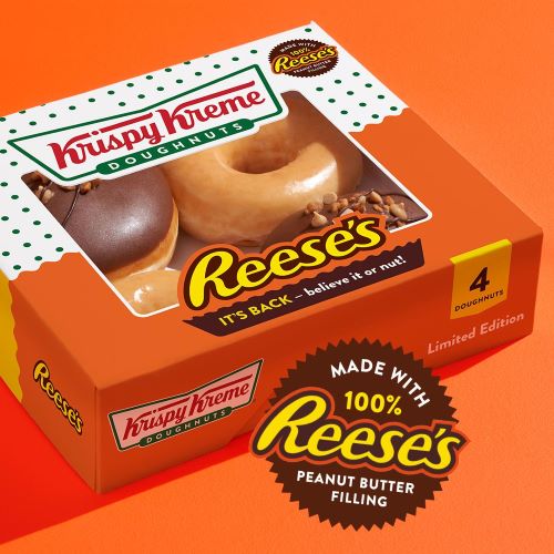 Krispy Kreme set to launch limited-edition Reese’s Peanut Butter doughnut!