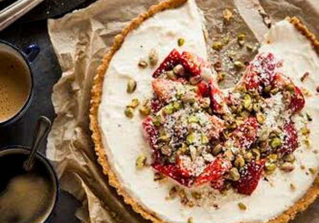 Recipe: How to make a Strawberry, Ricotta & White Chocolate Tart