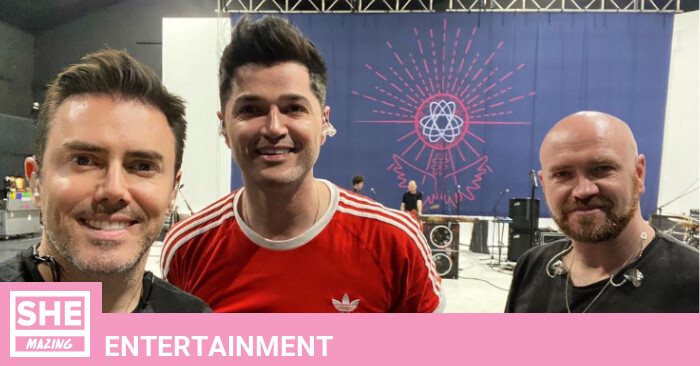 The Script get teary on stage as they honour late bandmate Mark ...