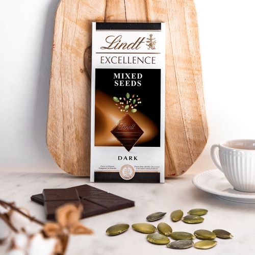Lindt introduces exclusive EXCELLENCE Dark Mixed Seeds Bar, a first in Ireland