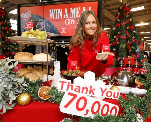 Coca-Cola & Tesco thank customers as 70,000 meals donated to FoodCloud