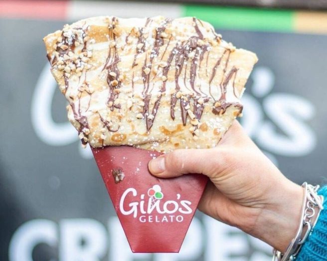 Enjoy free crêpes at Gino’s Gelato for Pancake Tuesday