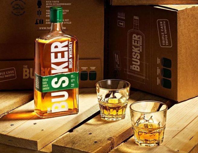 Cheers to St. Patrick with The Busker Triple Cask Triple Smooth Irish Whiskey
