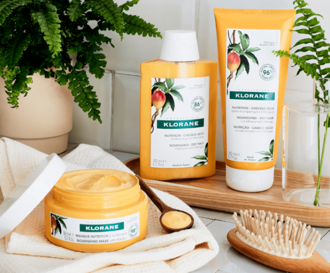 Klorane, beloved French brand, debuts Mango Mask for nourishing dry hair