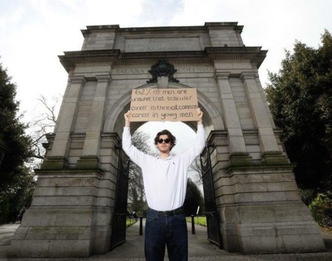 It’s Testicular Cancer Awareness Month – does your guy check his nuts?