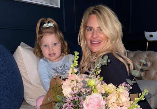 Stars react as Danielle Armstrong details daughter’s birthday
