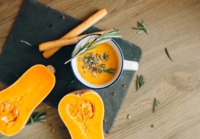 Recipe: Warm up at lunchtime with this squash and sweet potato soup
