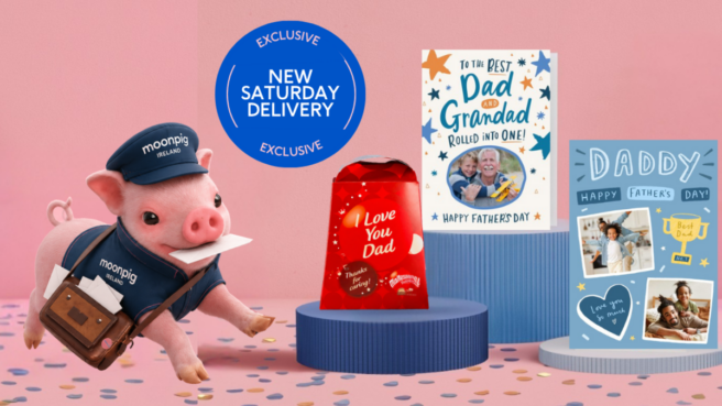 Last-Min Father’s Day Sorted: Moonpig Ireland Now Does Sat Delivery
